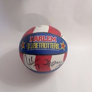 Signed Harlem Globetrotters basketball